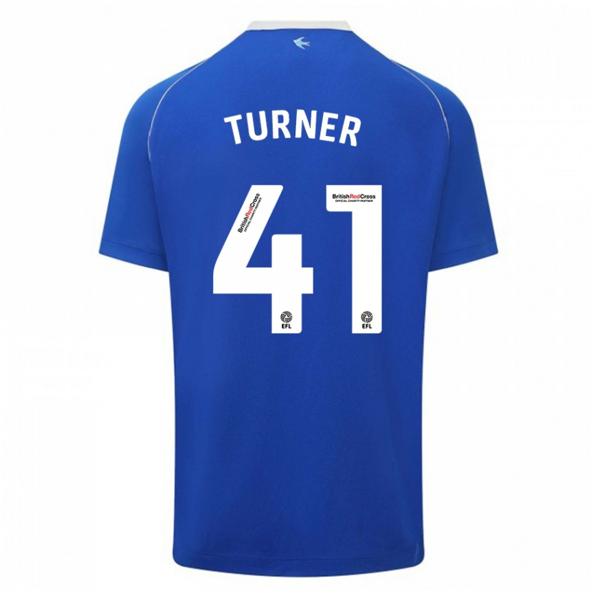 Hombre Fútbol Camiseta Matthew Turner #41 Azul 1ª Equipación 2023/24 México