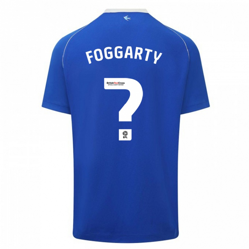 Hombre Fútbol Camiseta Corey Foggarty #0 Azul 1ª Equipación 2023/24 México