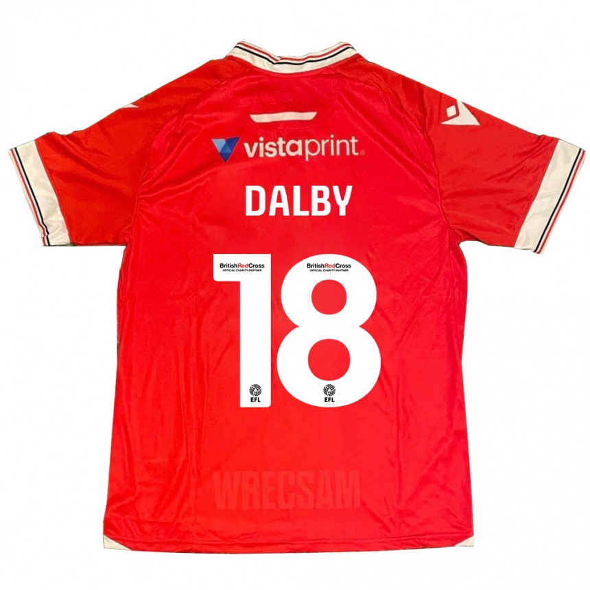 Hombre Fútbol Camiseta Sam Dalby #18 Rojo 1ª Equipación 2023/24 México