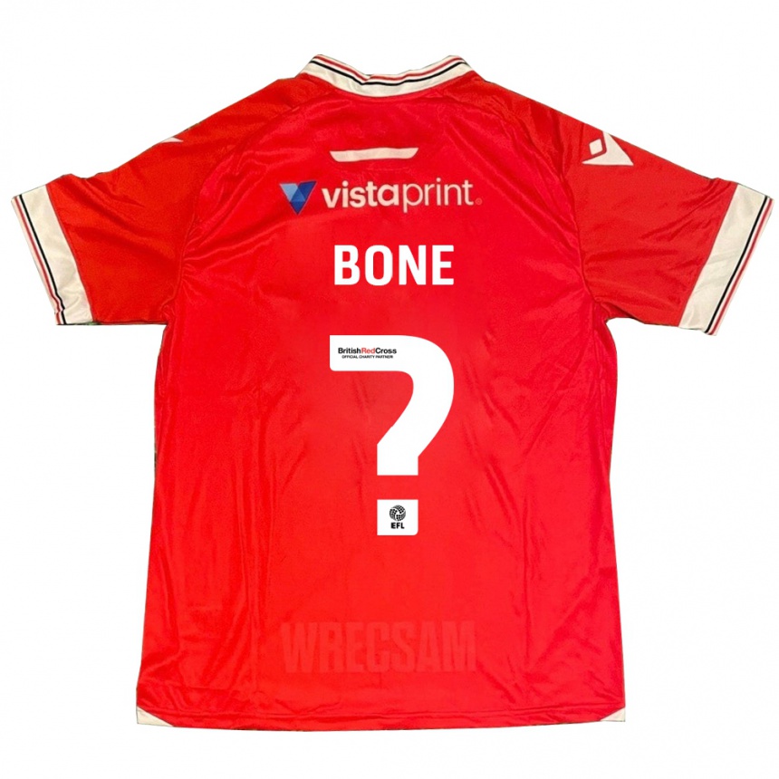 Hombre Fútbol Camiseta Kai Bone #0 Rojo 1ª Equipación 2023/24 México