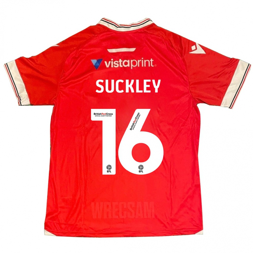 Hombre Fútbol Camiseta Ava Suckley #16 Rojo 1ª Equipación 2023/24 México