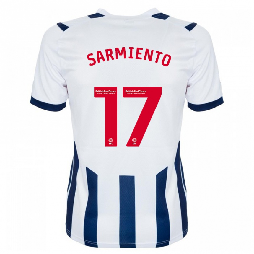 Hombre Fútbol Camiseta Jeremy Sarmiento #17 Blanco 1ª Equipación 2023/24 México