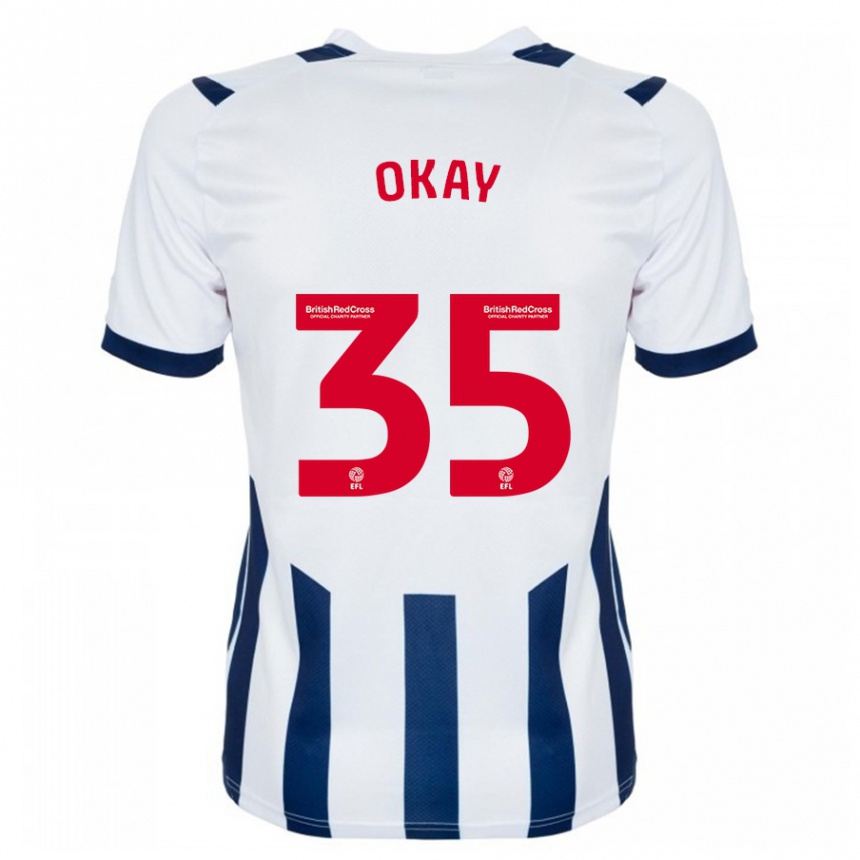 Hombre Fútbol Camiseta Okay Yokuşlu #35 Blanco 1ª Equipación 2023/24 México