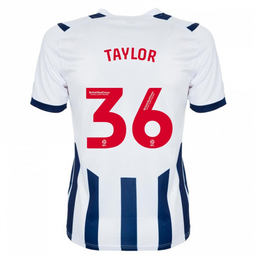 Hombre Fútbol Camiseta Caleb Taylor #36 Blanco 1ª Equipación 2023/24 México