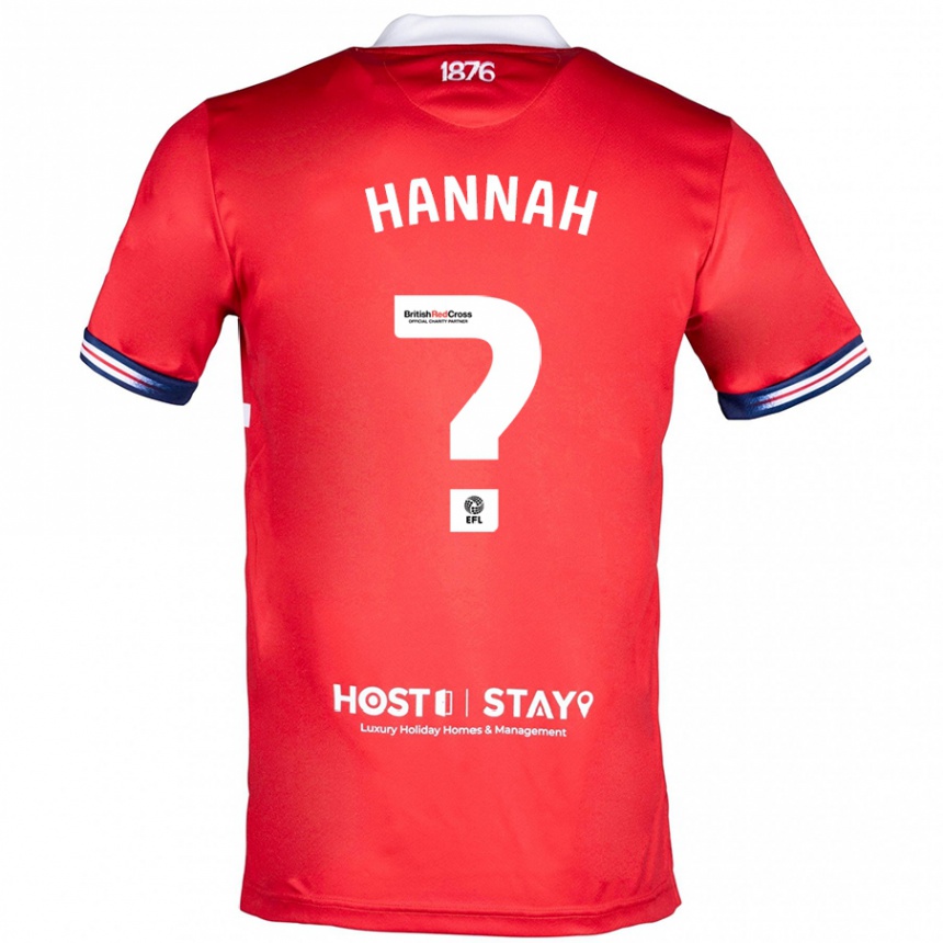 Hombre Fútbol Camiseta Jack Hannah #0 Rojo 1ª Equipación 2023/24 México
