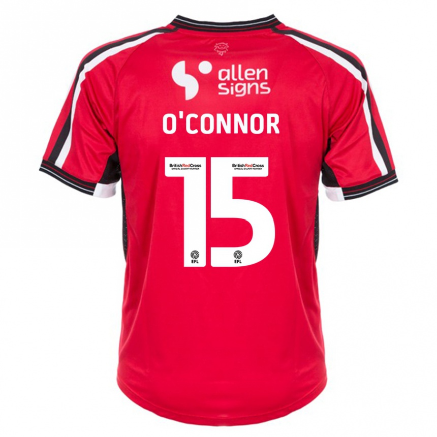 Hombre Fútbol Camiseta Paudie O'connor #15 Rojo 1ª Equipación 2023/24 México