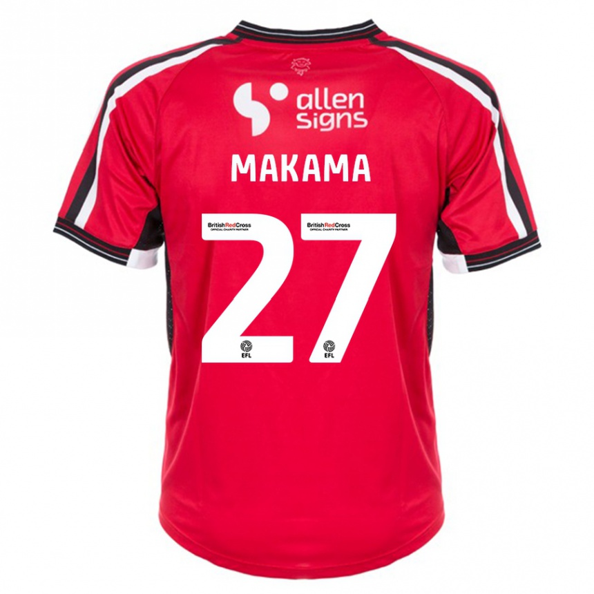 Hombre Fútbol Camiseta Jovon Makama #27 Rojo 1ª Equipación 2023/24 México