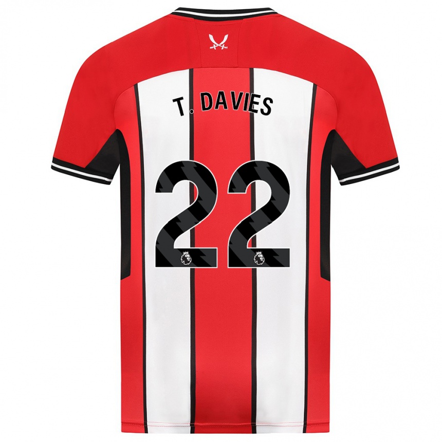 Hombre Fútbol Camiseta Tom Davies #22 Rojo 1ª Equipación 2023/24 México