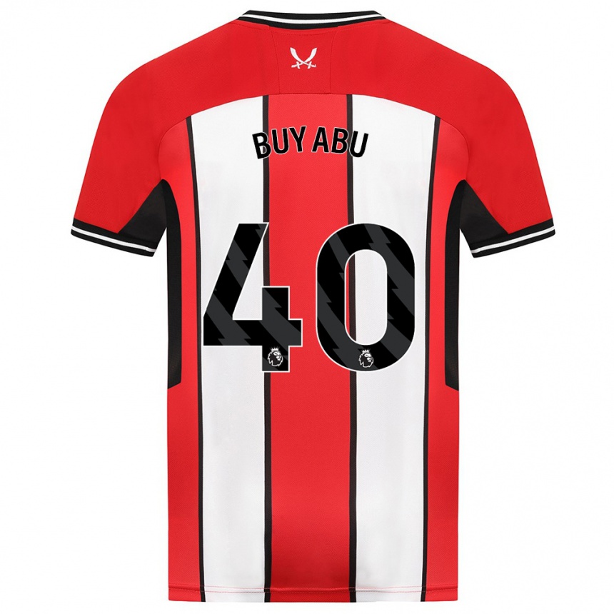 Hombre Fútbol Camiseta Jili Buyabu #40 Rojo 1ª Equipación 2023/24 México