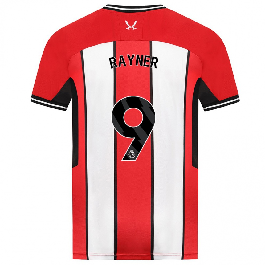 Hombre Fútbol Camiseta Rebecca Rayner #9 Rojo 1ª Equipación 2023/24 México