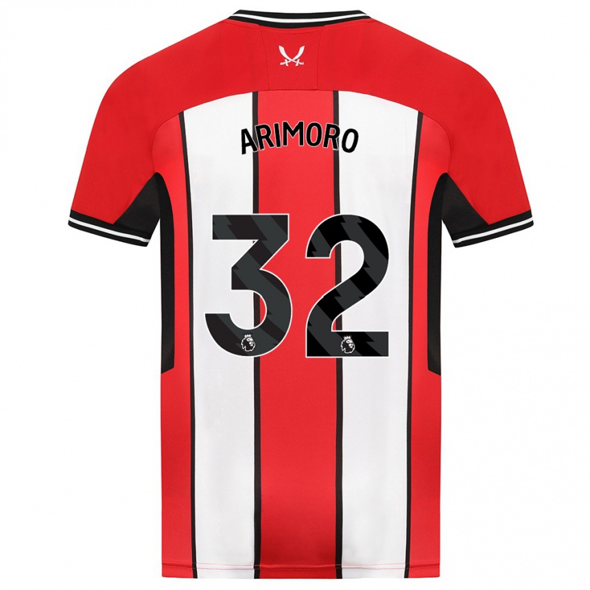 Hombre Fútbol Camiseta Juliet Khinde Adebowale-Arimoro #32 Rojo 1ª Equipación 2023/24 México