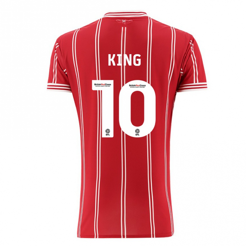 Hombre Fútbol Camiseta Andy King #10 Rojo 1ª Equipación 2023/24 México