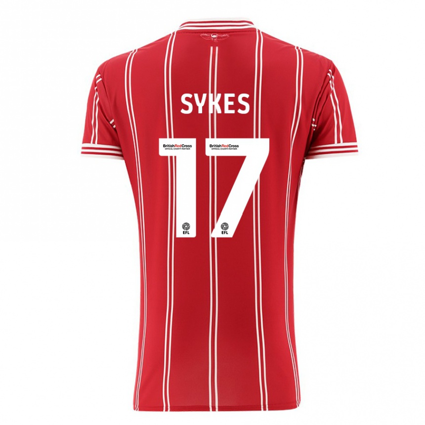 Hombre Fútbol Camiseta Mark Sykes #17 Rojo 1ª Equipación 2023/24 México