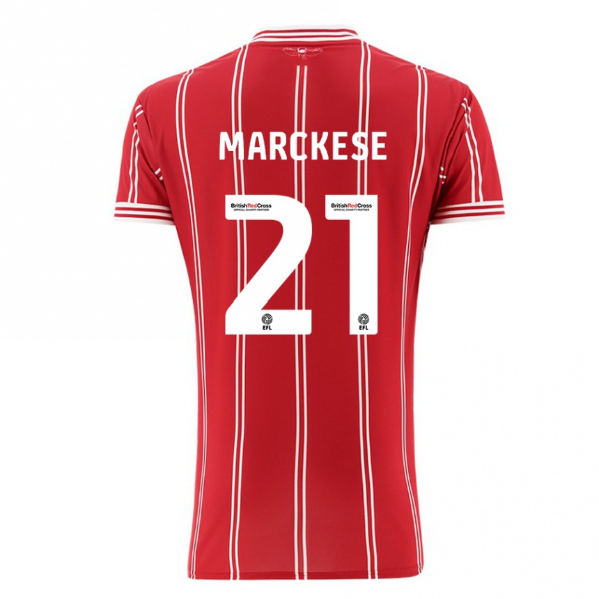 Hombre Fútbol Camiseta Kaylan Marckese #21 Rojo 1ª Equipación 2023/24 México