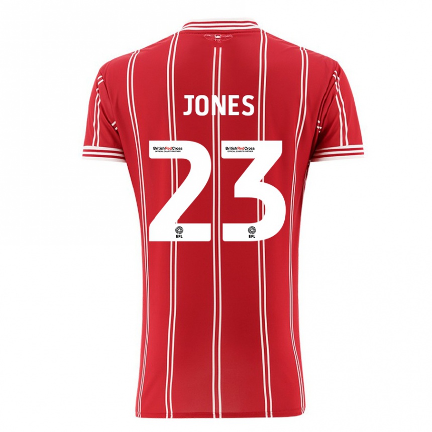 Hombre Fútbol Camiseta Carrie Jones #23 Rojo 1ª Equipación 2023/24 México