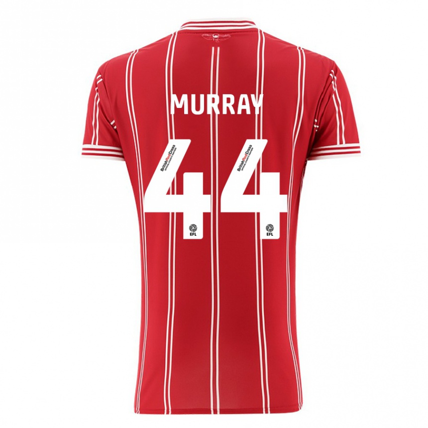 Hombre Fútbol Camiseta Satara Murray #44 Rojo 1ª Equipación 2023/24 México