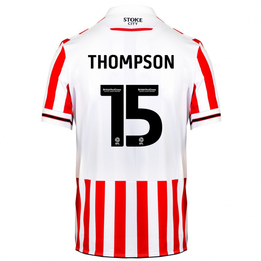 Hombre Fútbol Camiseta Jordan Thompson #15 Rojo Blanco 1ª Equipación 2023/24 México