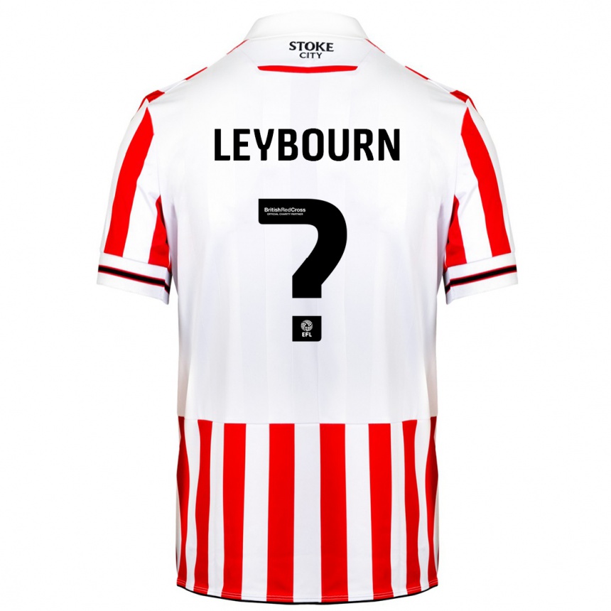 Hombre Fútbol Camiseta Charlie Leybourn #0 Rojo Blanco 1ª Equipación 2023/24 México