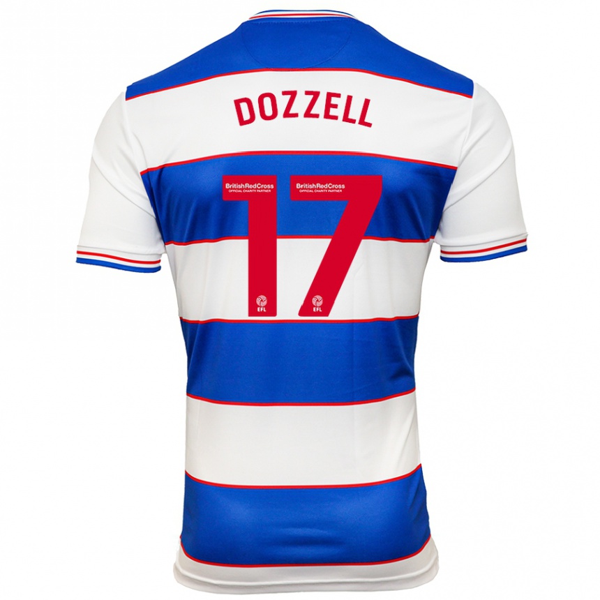 Hombre Fútbol Camiseta Andre Dozzell #17 Blanco Azul 1ª Equipación 2023/24 México