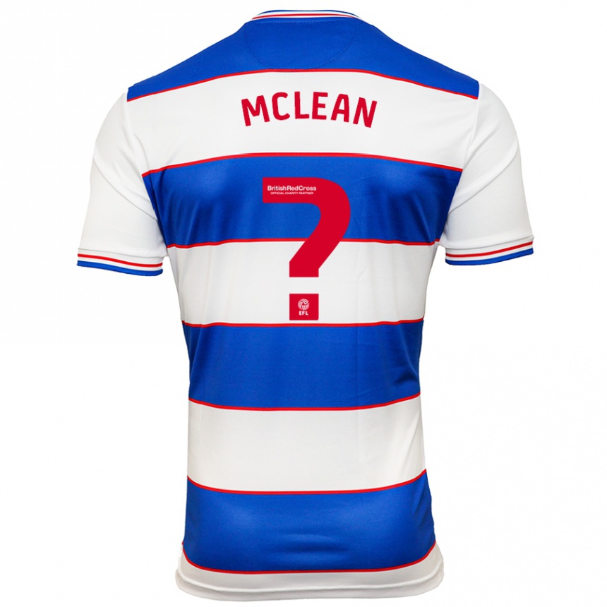 Hombre Fútbol Camiseta Mason Mclean #0 Blanco Azul 1ª Equipación 2023/24 México