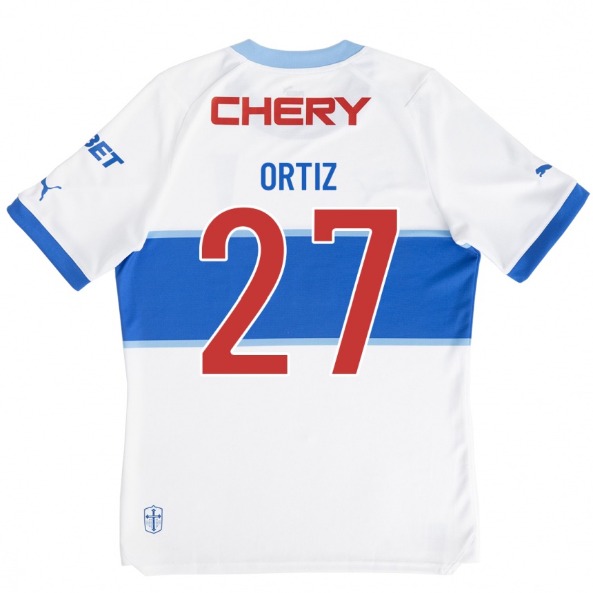 Hombre Fútbol Camiseta Jorge Ortiz #27 Blanco 1ª Equipación 2023/24 México