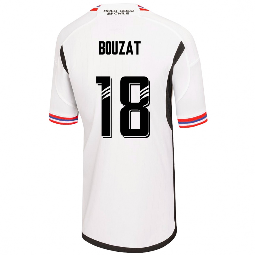 Hombre Fútbol Camiseta Agustín Bouzat #18 Blanco 1ª Equipación 2023/24 México