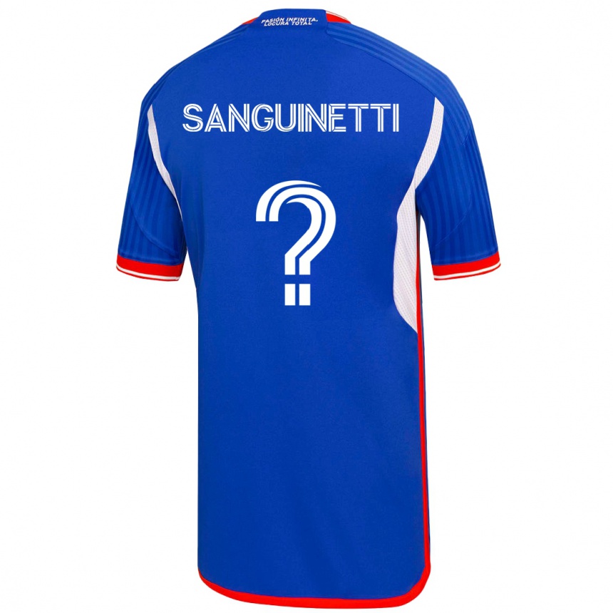 Hombre Fútbol Camiseta Fernando Osorio Sanguinetti #0 Azul 1ª Equipación 2023/24 México