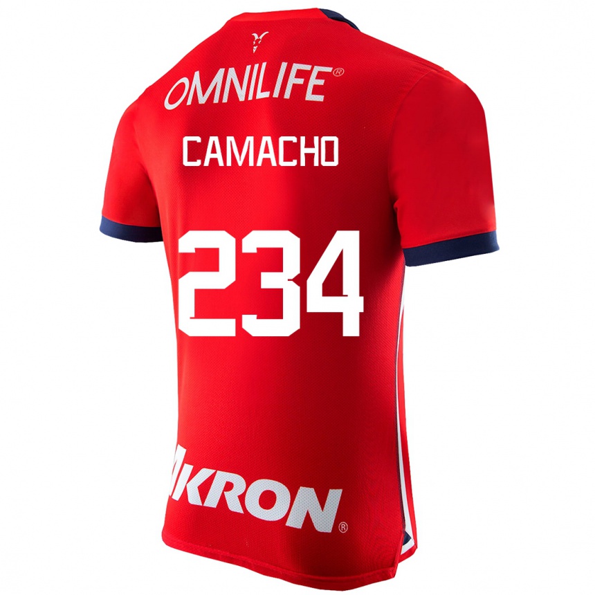 Hombre Fútbol Camiseta Xandor Camacho #234 Rojo 1ª Equipación 2023/24 México