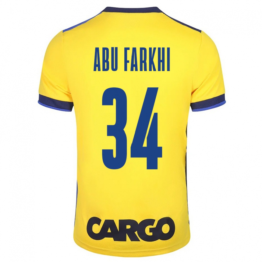 Hombre Fútbol Camiseta Sayed Abu Farkhi #34 Amarillo 1ª Equipación 2023/24 México