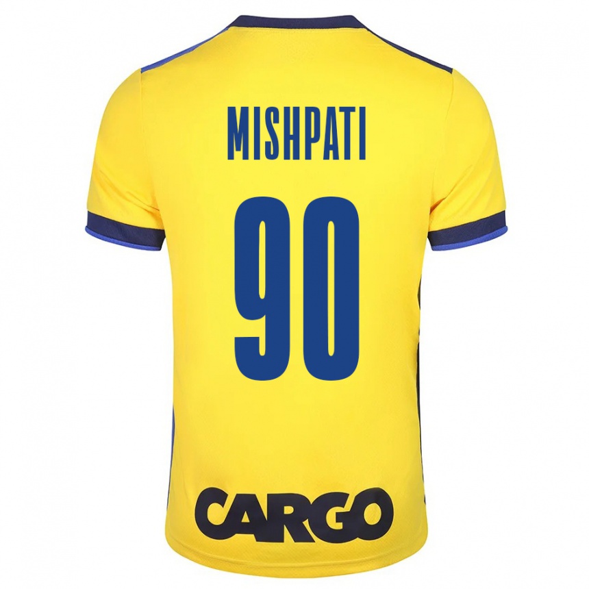 Hombre Fútbol Camiseta Roi Mishpati #90 Amarillo 1ª Equipación 2023/24 México