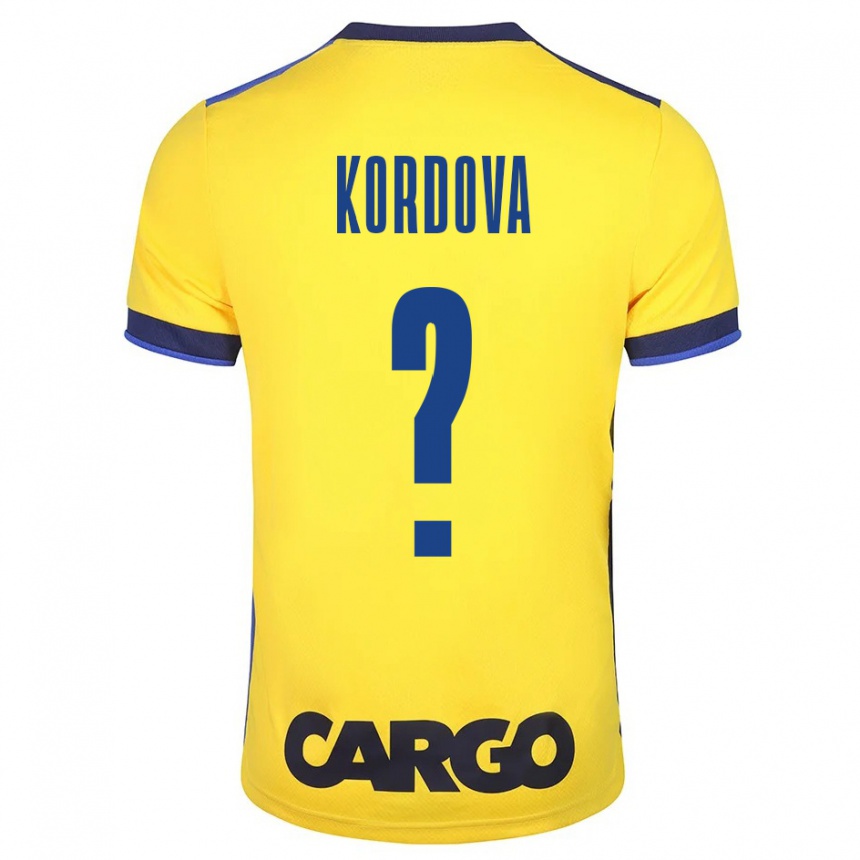 Hombre Fútbol Camiseta Adir Kordova #0 Amarillo 1ª Equipación 2023/24 México