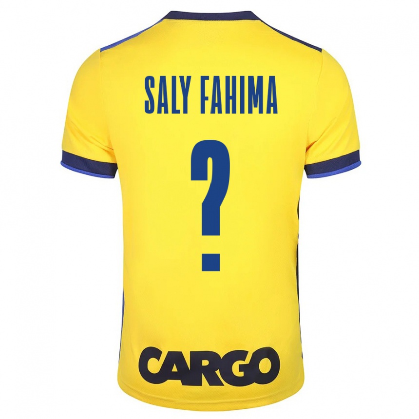 Hombre Fútbol Camiseta Israel Saly Fahima #0 Amarillo 1ª Equipación 2023/24 México