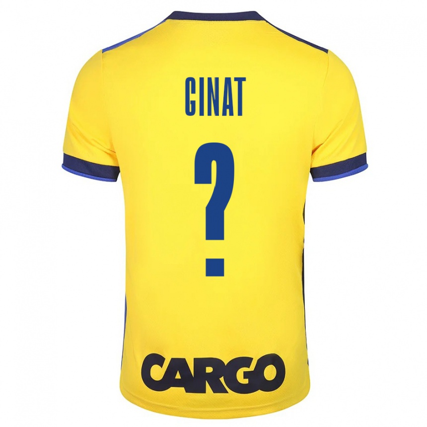 Hombre Fútbol Camiseta Eran Ginat #0 Amarillo 1ª Equipación 2023/24 México