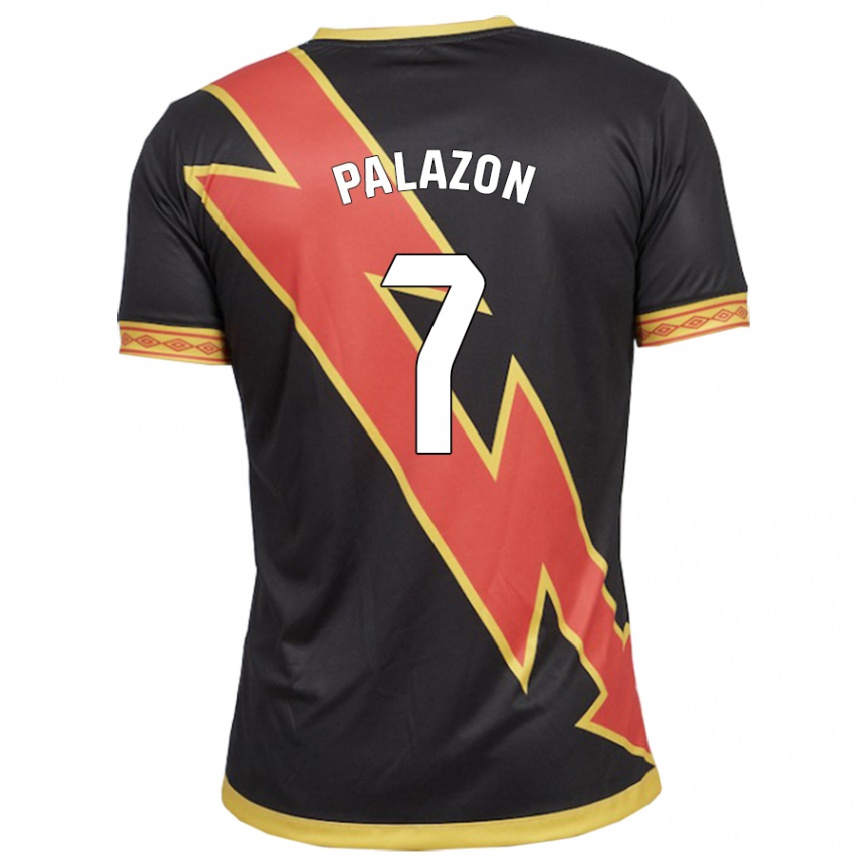 Hombre Fútbol Camiseta Isi Palazón #7 Negro 2ª Equipación 2023/24 México