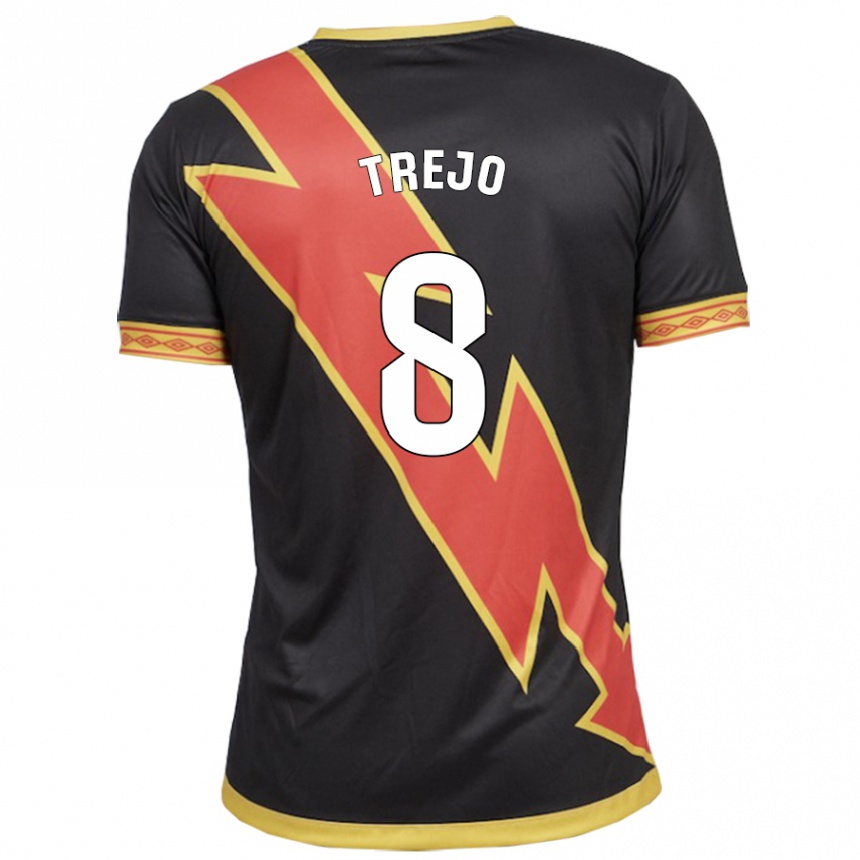 Hombre Fútbol Camiseta Óscar Trejo #8 Negro 2ª Equipación 2023/24 México