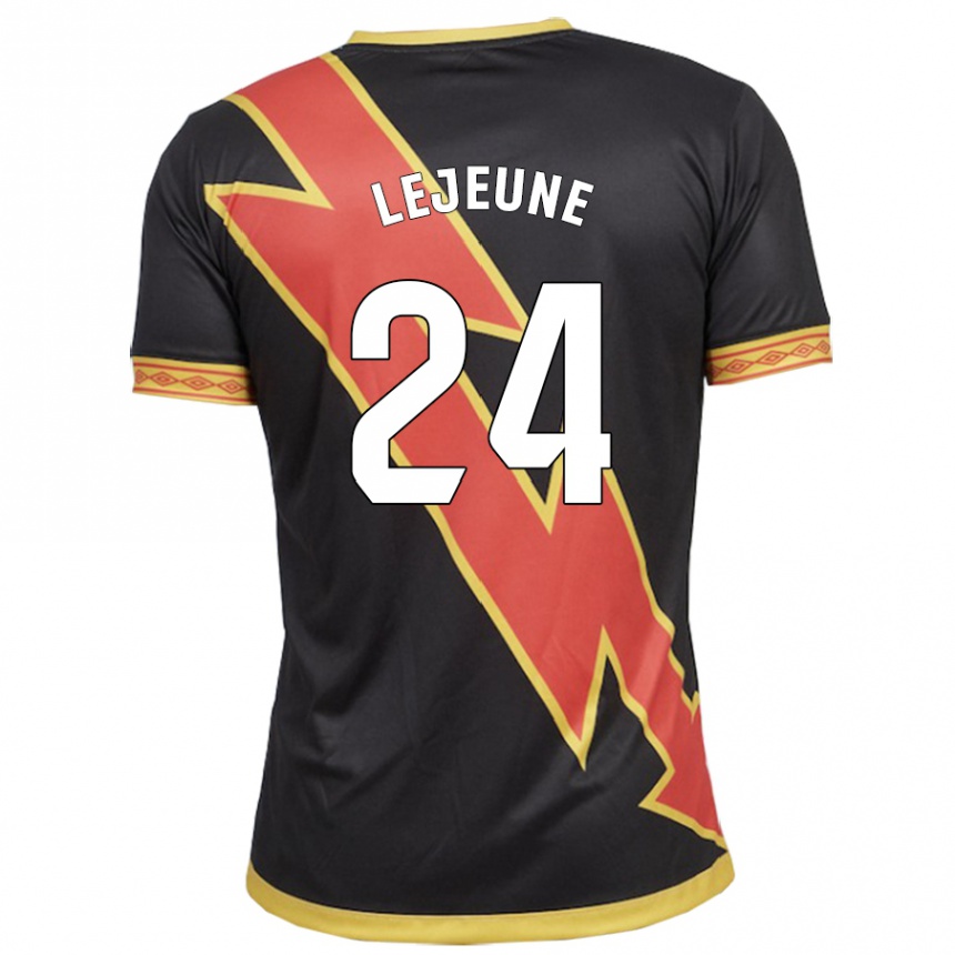 Hombre Fútbol Camiseta Florian Lejeune #24 Negro 2ª Equipación 2023/24 México