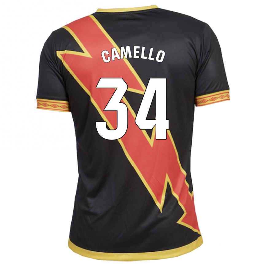 Hombre Fútbol Camiseta Sergio Camello #34 Negro 2ª Equipación 2023/24 México
