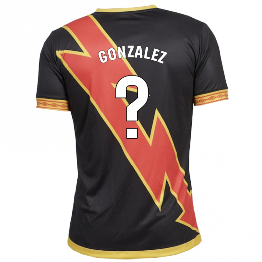 Hombre Fútbol Camiseta Aitor González #0 Negro 2ª Equipación 2023/24 México