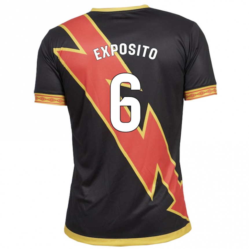 Hombre Fútbol Camiseta Álvaro Expósito #6 Negro 2ª Equipación 2023/24 México