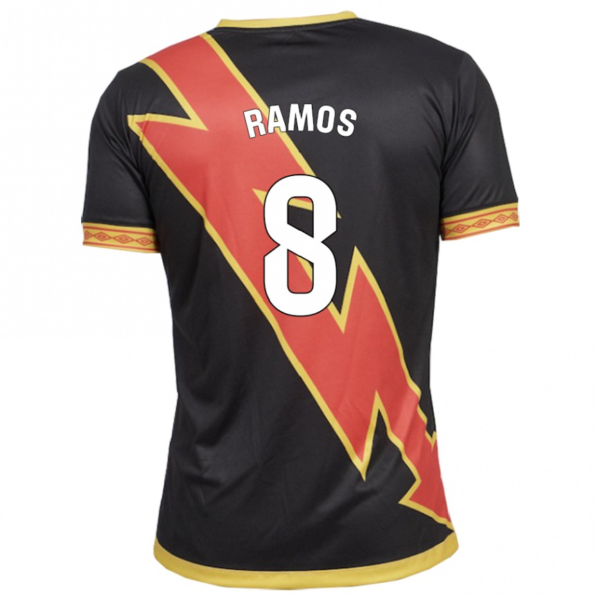 Hombre Fútbol Camiseta Iván Ramos #8 Negro 2ª Equipación 2023/24 México