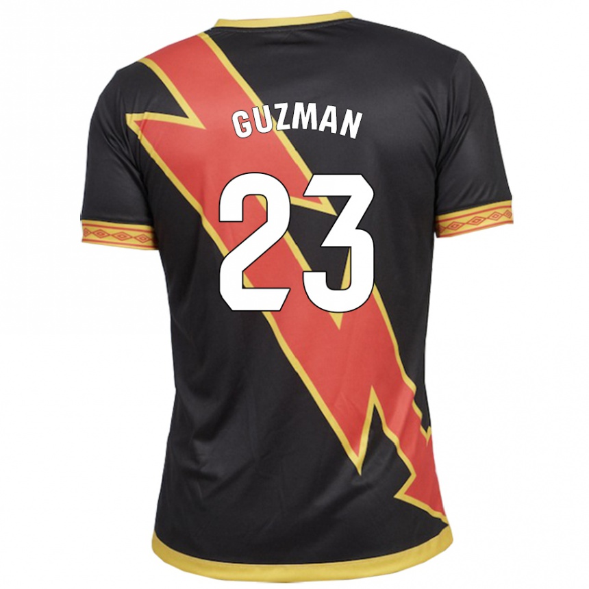 Hombre Fútbol Camiseta Miguel Guzmán #23 Negro 2ª Equipación 2023/24 México