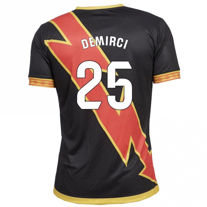 Hombre Fútbol Camiseta Mert Demirci #25 Negro 2ª Equipación 2023/24 México