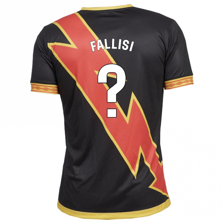 Hombre Fútbol Camiseta Alessandro Fallisi #0 Negro 2ª Equipación 2023/24 México