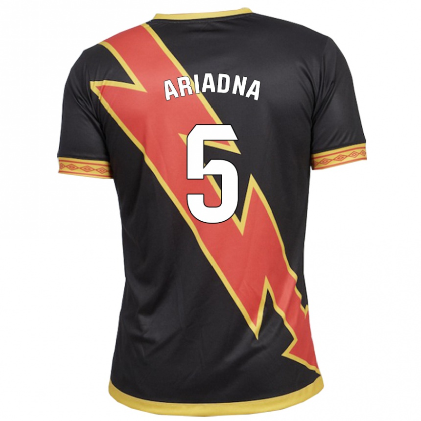 Hombre Fútbol Camiseta Ariadna Rovirola Moreno #5 Negro 2ª Equipación 2023/24 México