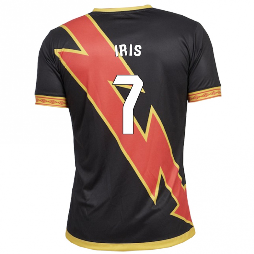 Hombre Fútbol Camiseta Iris Ponciano Del Rio #7 Negro 2ª Equipación 2023/24 México