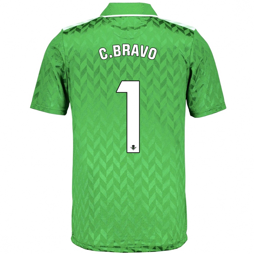 Hombre Fútbol Camiseta Claudio Bravo #1 Verde 2ª Equipación 2023/24 México