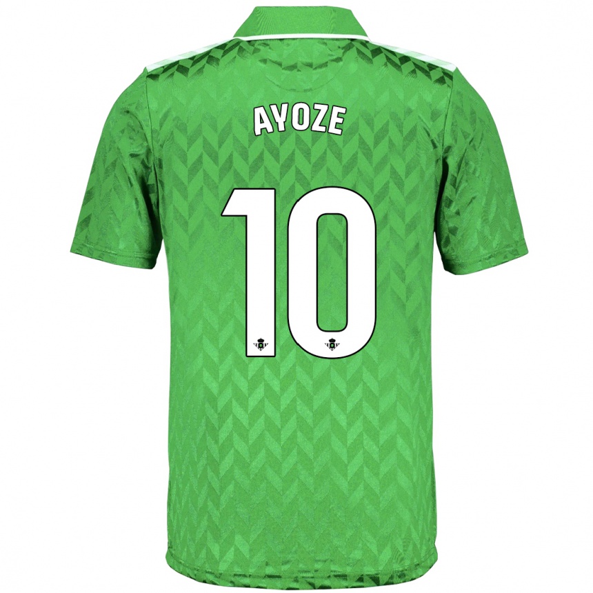 Hombre Fútbol Camiseta Ayoze Pérez #10 Verde 2ª Equipación 2023/24 México