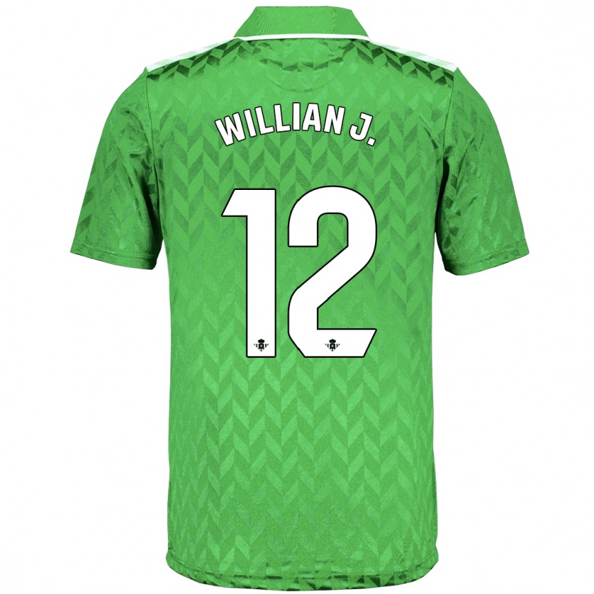 Hombre Fútbol Camiseta Willian José #12 Verde 2ª Equipación 2023/24 México