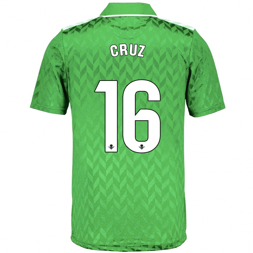 Hombre Fútbol Camiseta Juan Cruz #16 Verde 2ª Equipación 2023/24 México