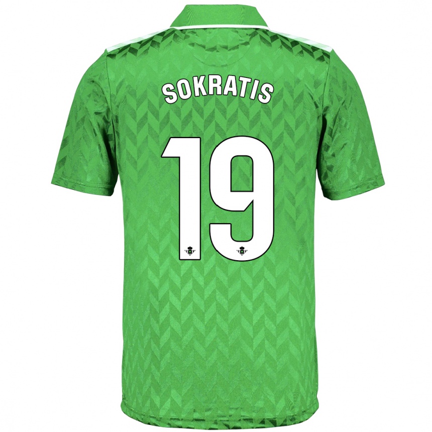 Hombre Fútbol Camiseta Sokratis Papastathopoulos #19 Verde 2ª Equipación 2023/24 México